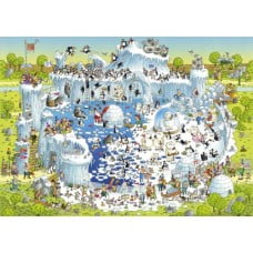 Puzzel Polar Habitat,Comic 1000 Stukjes Heye 29692 - Afbeelding 2