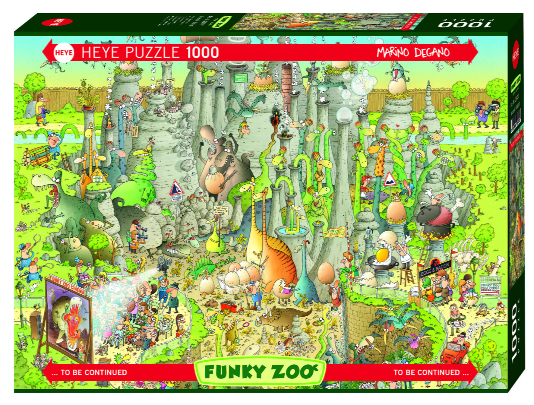 Jurassic Habitat Puzzle 1000 Stukjes