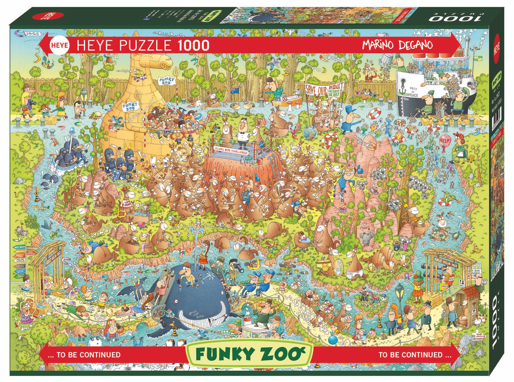 Heye legpuzzel Australian Habitat van Degano, 1000 stukjes